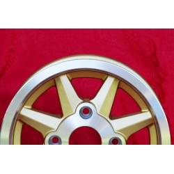 1 Felge MTX 5.5x13 4x130 Skoda MB1000 MB1100 105 110 120 130 gold/diamond cut