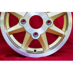 1 cerchio MTX 5.5x13 4x130 Skoda MB1000 MB1100 105 110 120 130 gold/diamond cut