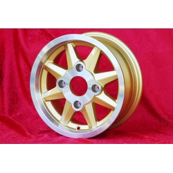 1 cerchio MTX 5.5x13 4x130 Skoda MB1000 MB1100 105 110 120 130 gold/diamond cut