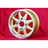 1 cerchio MTX 5.5x13 4x130 Skoda MB1000 MB1100 105 110 120 130 gold/diamond cut