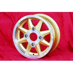 1 Felge MTX 5.5x13 4x130 Skoda MB1000 MB1100 105 110 120 130 gold/diamond cut