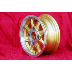 1 cerchio MTX 5.5x13 4x130 Skoda MB1000 MB1100 105 110 120 130 gold/diamond cut