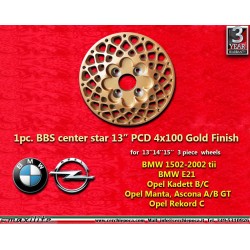 1 cerchio BBS star 13 5x130 NSU Honda TT TTS 110 1200C Wankelspider S600 S800 gold