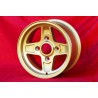 1 jante Campagnolo 7x13 4x130 Lancia Fulvia Zagato Coupe gold