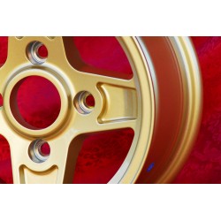 1 cerchio Campagnolo 7x13 4x130 Lancia Fulvia Zagato Coupe gold