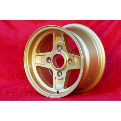 1 Felge Campagnolo 7x13 4x130 Lancia Fulvia Zagato Coupe gold