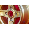 1 cerchio Campagnolo 7x13 4x130 Lancia Fulvia Zagato Coupe gold