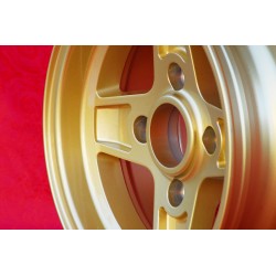 1 cerchio Campagnolo 7x13 4x130 Lancia Fulvia Zagato Coupe gold