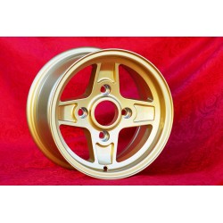 1 cerchio Campagnolo 7x13 4x130 Lancia Fulvia Zagato Coupe gold