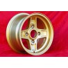 1 wheel Campagnolo 7x13 4x130 Lancia Fulvia Zagato Coupe gold