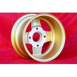 1 cerchio Campagnolo 7x13 4x130 Lancia Fulvia Zagato Coupe gold