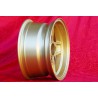 1 jante Campagnolo 7x13 4x130 Lancia Fulvia Zagato Coupe gold