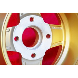 1 wheel Campagnolo 7x13 4x130 Lancia Fulvia Zagato Coupe gold