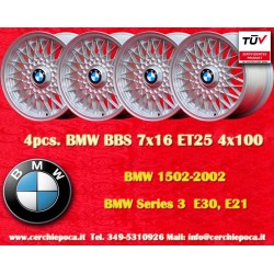 4 cerchi BBS 7x16 4x100 BMW...