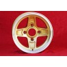 1 Felge Campagnolo 8x13 4x130 Lancia Fulvia Zagato Coupe gold/diamond cut