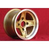 1 cerchio Campagnolo 8x13 4x130 Lancia Fulvia Zagato Coupe gold/diamond cut