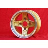 1 jante Campagnolo 8x13 4x130 Lancia Fulvia Zagato Coupe gold/diamond cut