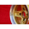 1 cerchio Campagnolo 8x13 4x130 Lancia Fulvia Zagato Coupe gold/diamond cut