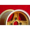 1 Felge Campagnolo 8x13 4x130 Lancia Fulvia Zagato Coupe gold/diamond cut