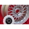 1 jante BBS 7x16 5x120 BMW M3 E30 5 E12 E28 E34 6 E24 7 E23 E32 E3 E9 silver