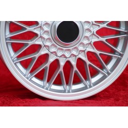 1 cerchio BBS 7x16 5x120 BMW M3 E30 5 E12 E28 E34 6 E24 7 E23 E32 E3 E9 silver