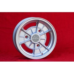 1 cerchio Alpine 5.5x13 3x150 Renault R12 R15 R16 R17 silver