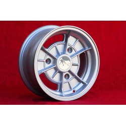 1 cerchio Alpine 5.5x13 3x150 Renault R12 R15 R16 R17 silver