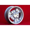 1 cerchio Alpine 5.5x13 3x150 Renault R12 R15 R16 R17 silver