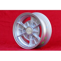 1 cerchio Alpine 5.5x13 3x150 Renault R12 R15 R16 R17 silver