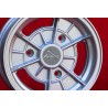 1 cerchio Alpine 5.5x13 3x150 Renault R12 R15 R16 R17 silver