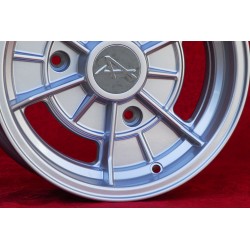 1 cerchio Alpine 5.5x13 3x150 Renault R12 R15 R16 R17 silver