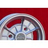 1 cerchio Alpine 5.5x13 3x150 Renault R12 R15 R16 R17 silver