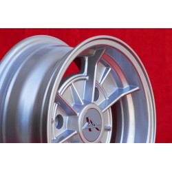 1 cerchio Alpine 5.5x13 3x150 Renault R12 R15 R16 R17 silver