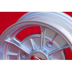 1 cerchio Alpine 5.5x13 3x150 Renault R12 R15 R16 R17 silver