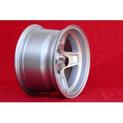 1 cerchio Campagnolo 8x13 4x100 BMW Opel BMW 1502-2002 tii  E21 Opel Kadett B C Manta Ascona A B GT Rekord C silver