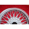 1 cerchio BBS 7x16 5x120 BMW M3 E30 5 E12 E28 E34 6 E24 7 E23 E32 E3 E9 silver