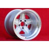 1 Felge Penta 12x15 5x112 Mercedes w107 w108 w109 Red Pig 300 SEL silver/diamond cut