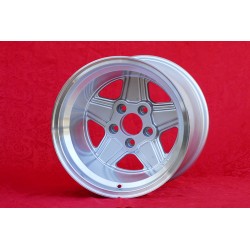 1 Felge Penta 12x15 5x112 Mercedes w107 w108 w109 Red Pig 300 SEL silver/diamond cut