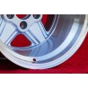 1 Felge Penta 12x15 5x112 Mercedes w107 w108 w109 Red Pig 300 SEL silver/diamond cut