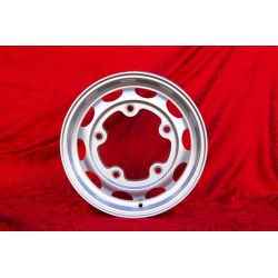 1 cerchio OE alloy 5x15 5x205 Porsche Volkswagen 356 AB Volkswagen Beetle Karmann Ghia Bus T1 T2a silver