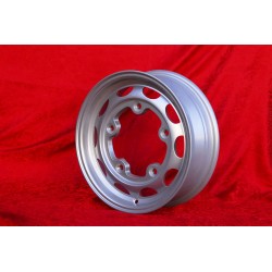 1 cerchio OE alloy 5x15 5x205 Porsche Volkswagen 356 AB Volkswagen Beetle Karmann Ghia Bus T1 T2a silver