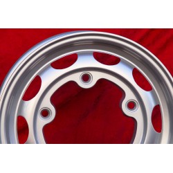 1 cerchio OE alloy 5x15 5x205 Porsche Volkswagen 356 AB Volkswagen Beetle Karmann Ghia Bus T1 T2a silver