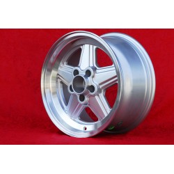 1 Felge Penta 8x16 5x112 Mercedes 1986- w107 W124 W201  silver/diamond cut