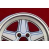 1 Felge Penta 8x16 5x112 Mercedes 1986- w107 W124 W201  silver/diamond cut