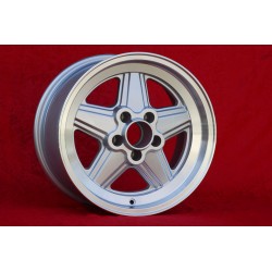 4 Felgen Penta 8x16 5x112 Mercedes 1986- w107 W124 W201  silver/diamond cut