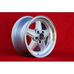 4 Felgen Penta 8x16 5x112 Mercedes 1986- w107 W124 W201  silver/diamond cut