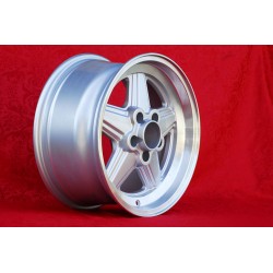 4 Felgen Penta 8x16 5x112 Mercedes 1986- w107 W124 W201  silver/diamond cut