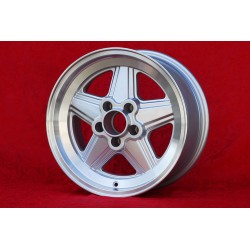 4 Felgen Penta 8x16 5x112 Mercedes 1986- w107 W124 W201  silver/diamond cut