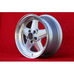 4 Felgen Penta 8x16 5x112 Mercedes 1986- w107 W124 W201  silver/diamond cut