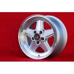 4 Felgen Penta 8x16 5x112 Mercedes 1986- w107 W124 W201  silver/diamond cut